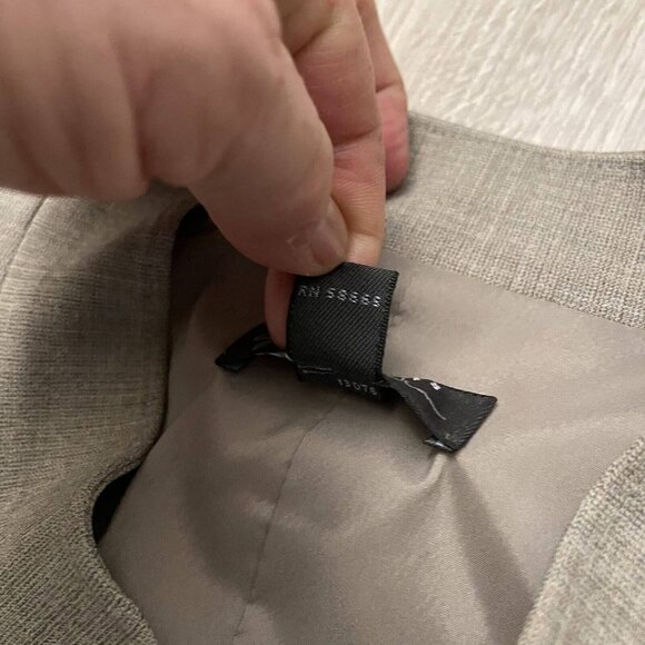 Classiques Entier Two Piece Suit Blazer Jacket Pants Gray Women Size 10 Petite - Picture 5 of 16